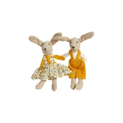 Speedtsberg - kaniner 'Lulu &amp; Nico' m/magnet h�nder ,14cm - To varianter