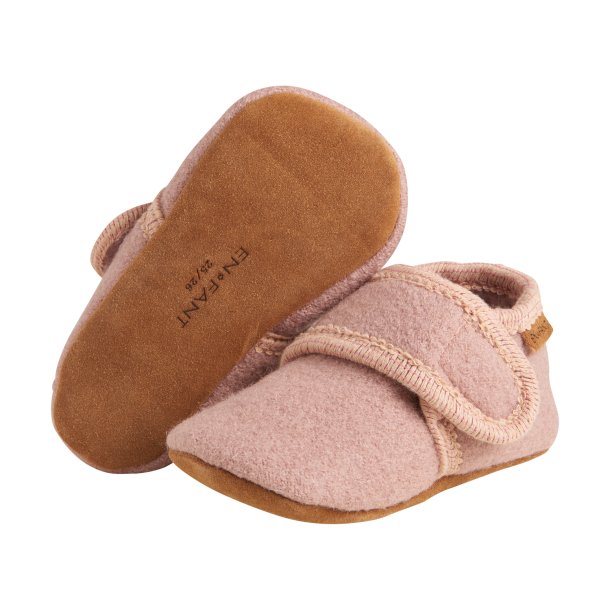En Fant - Baby Wool Slippers - Bark