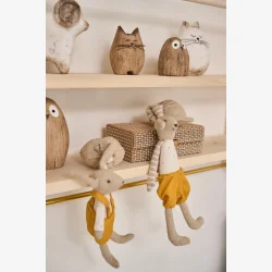 Speedtsberg - kaninerne "Lulu &amp; Nico" m/ s�k 20cm, Orange - Flere varianter