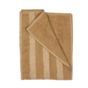 FONDACO - Hndklde Frott m/striber 70 x 140 cm. Gul