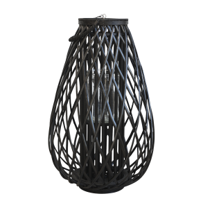 Chic Antique - Lanterne i flet Sort H:70 :45 cm. m/smfejl og sknhedsfejl