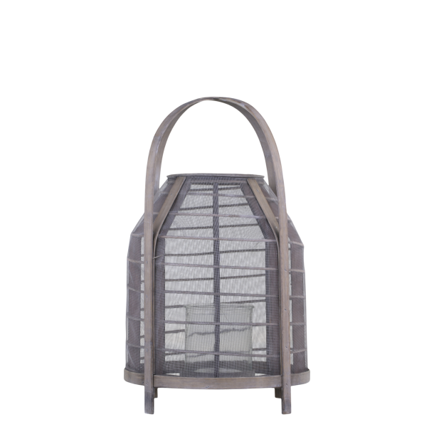 Chic Antique - Lanterne i flet m. net H:54 :32 cm.