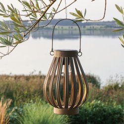 Chic Antique - Solcellelanterne LED pre, H23/17cm