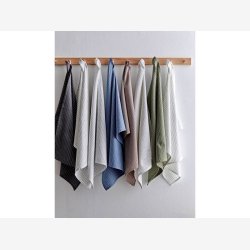 Sdahl viskesytkke Taupe/White 2 stk 50X70