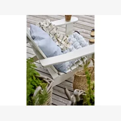 Sdahl - Strandhndklde m/striber &amp; frynser 95 x 175 Easy Indigo Bl