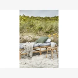 Sdahl - Strandhndklde m/striber &amp; frynser 95x175 Easy Brown/Brun