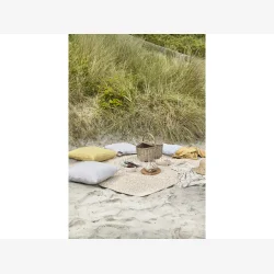 Sdahl - Strandhndklde m/striber &amp; frynser 95x175 Easy Brown/Brun