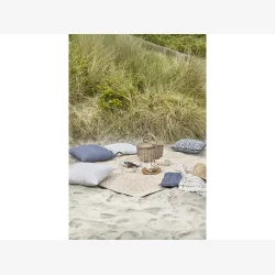 Sdahl - Strandhndklde m/striber &amp; frynser 95x175 Easy Brown/Brun