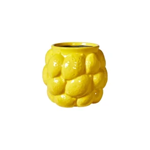 Speedtsberg - Potteskjuler m/3D citroner �16x14cm, Gul