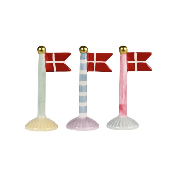 Speedtsberg - Keramik flag 8x5x14cm, Pastel Mix - Leveres assorteret