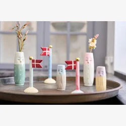 Speedtsberg - Keramik flag 9x6x19cm, Pastel Mix - Leveres assorteret