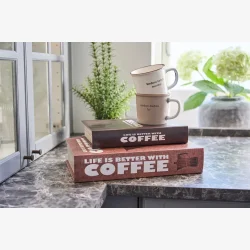 Speedtsberg - kop m/indgraveret "verdens bedste mormor" 8x10x10cm, Hvid