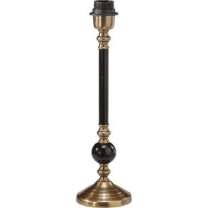 PR HOME - Abbey Lampefod, Sort/Messing, 40cm.
