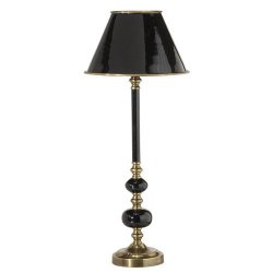 PR HOME - Abbey Lampefod, Sort/Messing, 50cm.