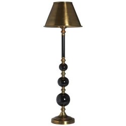PR HOME  - Abbey Lampefod, Sort/Messing, 60cm.