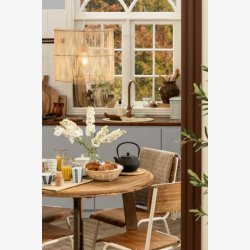 Ib Laursen - Hngelampe lige bambus Savannah 