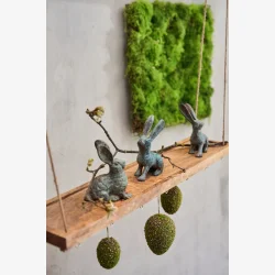 Speedtsberg - P�ske�g m/mos og snor 8x6cm, Gr�n