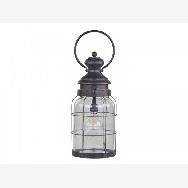 Chic Antique - Fransk stald Lanterne inkl. pre &amp; timer H 41 cm