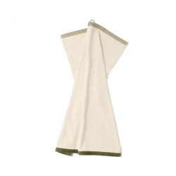 Sdahl Contrast hndklde Olive 70x140cm.
