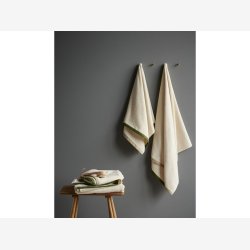 Sdahl Contrast hndklde Olive 50x100cm.