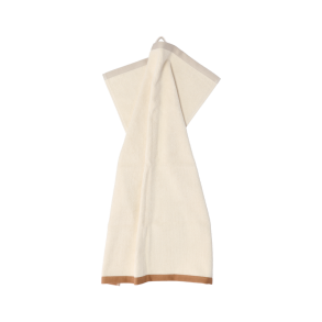 Sdahl - Contrast hndklde Toffee brown 50x100cm.