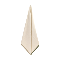 Sdahl Contrast hndklde Olive 50x100cm.