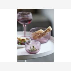 Lyngby Glas - Valencia skl pink D: 8cm.