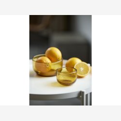 Lyngby Glas - Valencia skl Amber D: 13cm.