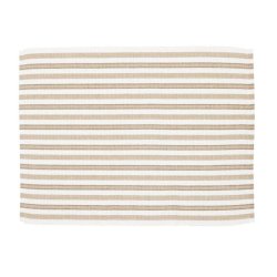 Fondaco - D�kkeserviet m/striber Sand 35x45 cm.