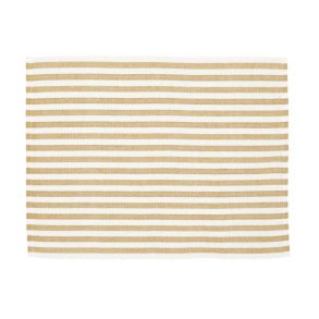 Fondaco - D�kkeserviet m/striber Gul 35x45 cm.