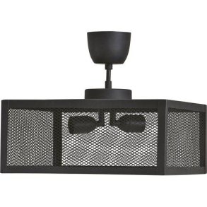 PR HOME - Gitter Loftlampe, Sort, 35cm.
