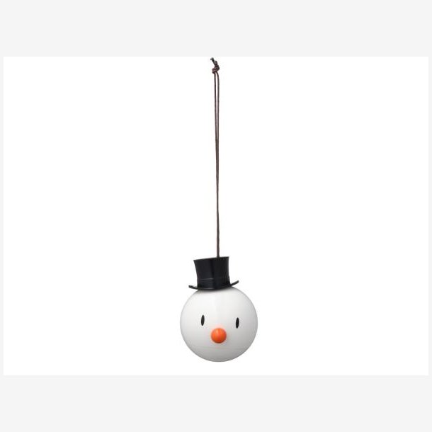 Hoptimist - Snowman Juleophng 2 stk. White