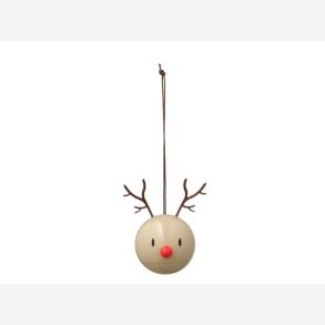 Hoptimist - Reindeer Juleophng 2 stk. Latte