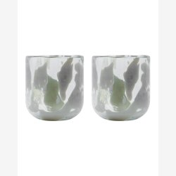 House Doctor - Fyrfadsstage Sand s�t m/2 9,5x9 cm.