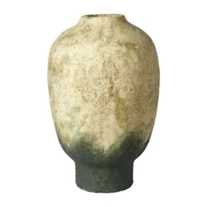 Speedtsberg - Dekorationsvase - Lys/M�rkegr�n Terracotta - H29 cm