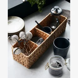 House Doctor - Opbevaringskurv Vandhyacint L: 40 B: 12 H: 10 cm.