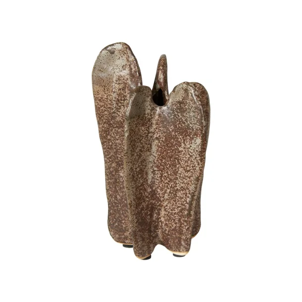 Speedtsberg - Skulpturel Vase - Brun M - 9 x 10 x 17 cm - Stent�j
