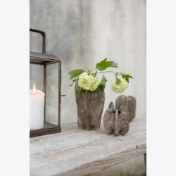Speedtsberg - Skulpturel Vase - Brun M - 9 x 10 x 17 cm - Stent�j