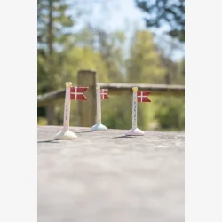 Speedtsberg - Bordflag m. Hjerter - Assorterede - Keramik - 14 cm - Leveres Assorteret