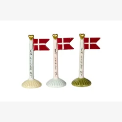 Speedtsberg - Bordflag - En Lille Ny - Assorterede - Keramik - 14 cm - Leveres Assorteret
