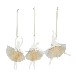 Speedtsberg - Ballerina Oph�ng 3 Ass. - Hvid&Champagne - 17 cm