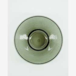 House Doctor - Sk�l Gr�nt Glas H9xL18 cm.