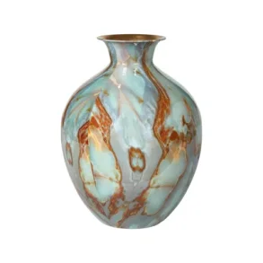 Speedtsberg - Vase Deko Emalje - Gr�n/Brun Mix - 26 cm