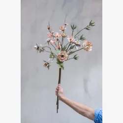 Speedtsberg - Valmue stilk glitter Rose 56 cm. 