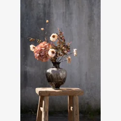 Speedtsberg - Valmue stilk glitter Rose 56 cm. 