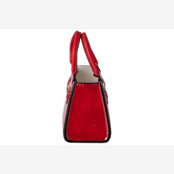 J-Line - Vase H�ndtaske R�d Keramik 24x13,5x28 cm.