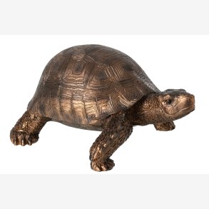 J-Line - Skildpadde Figur Polyresin Bronze 26x19,5x12 cm.
