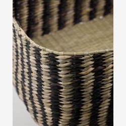 House Doctor - Kurv Brunstribet Rattan Lille/Stor