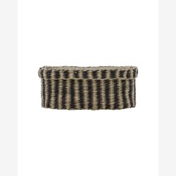 House Doctor - Kurv Brunstribet Rattan Lille/Stor