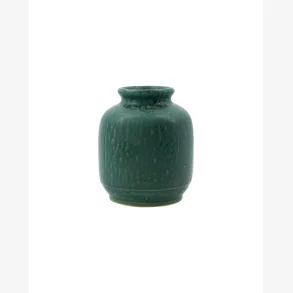 House Doctor - Vase Keramik Gr�n H: 14 �: 11 cm.